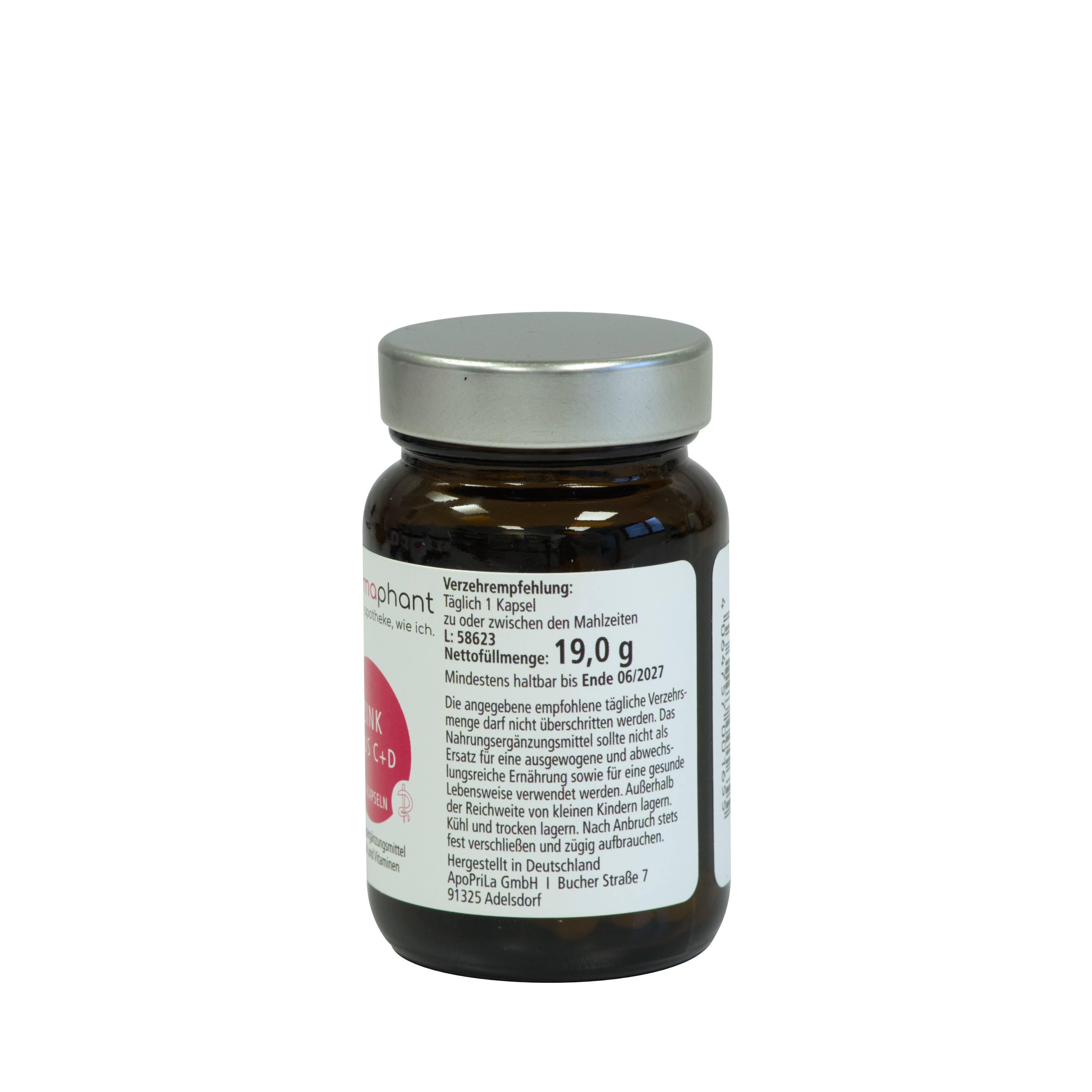 pharmaphant Zink plus C + D Kapseln pharmaphant Zink plus C + D Kapseln